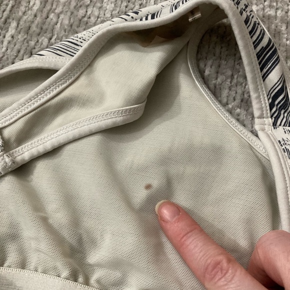 Athleta Purple Medallion Racerback Tank Top Size Large Boho Athletic - Picture 5 of 6